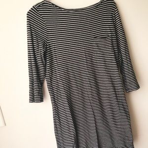 Gap factory dress,knit jersey and 3/4 sleeves